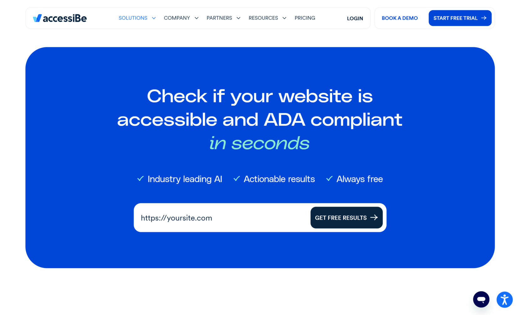 Accessibility scanning tools - AccessScan