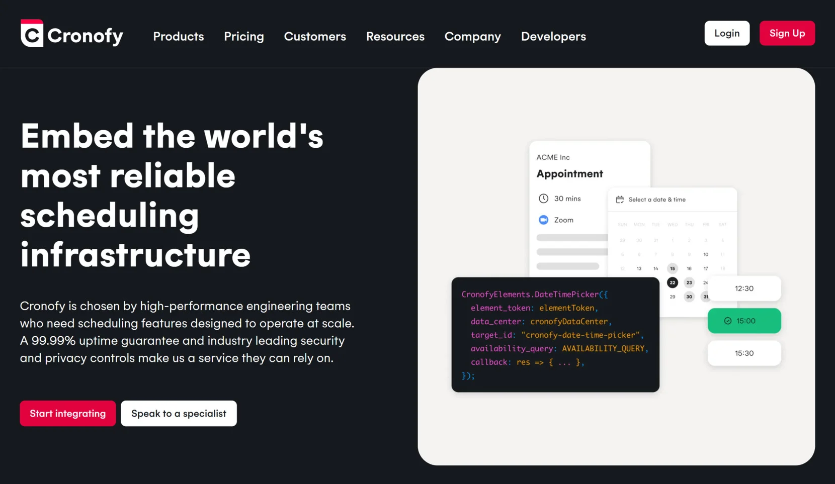 Calendar API - Cronofy