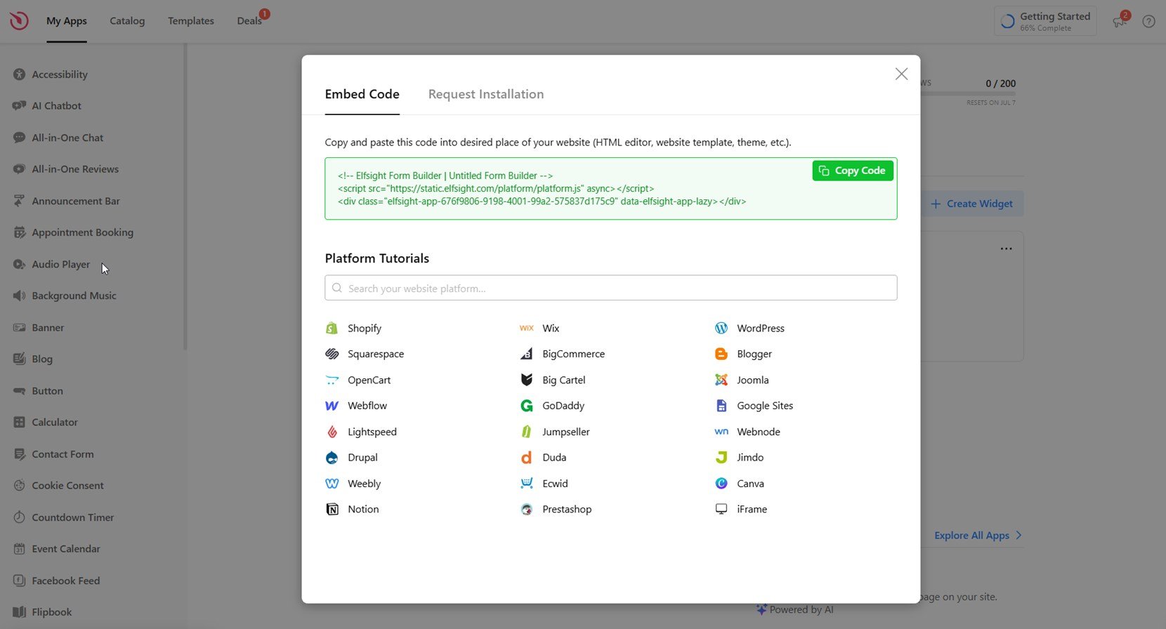 Embed Mailchimp form to WordPress