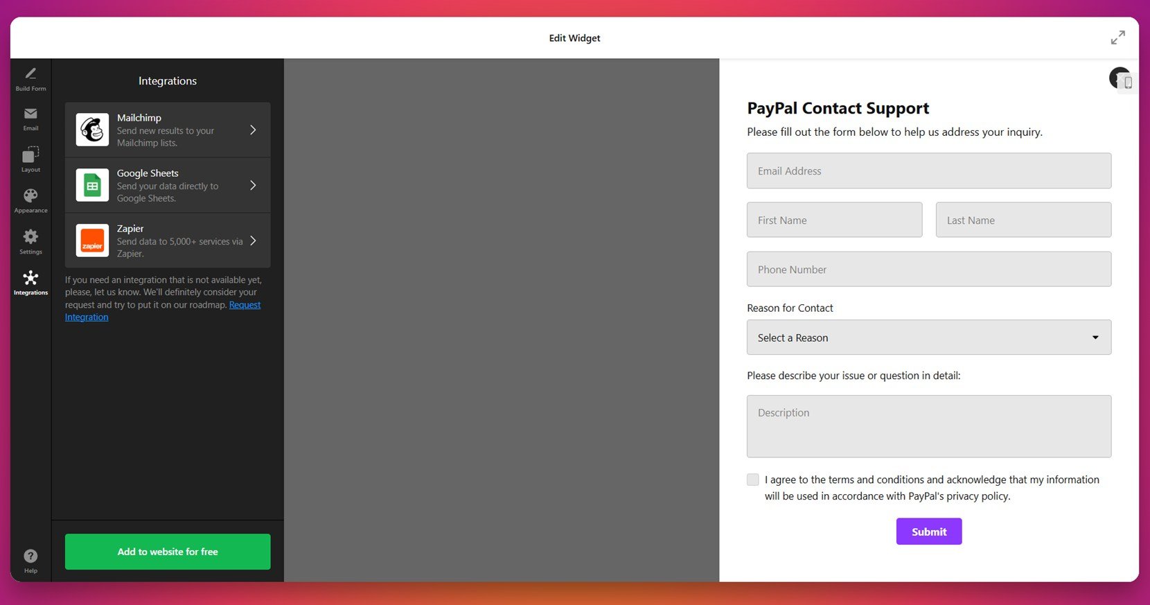 Enable integrations