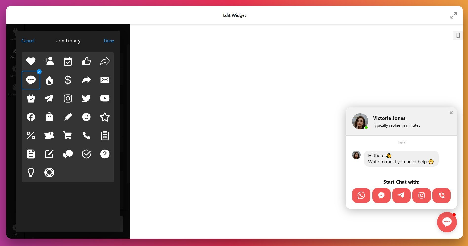 Customize Chat Appearance