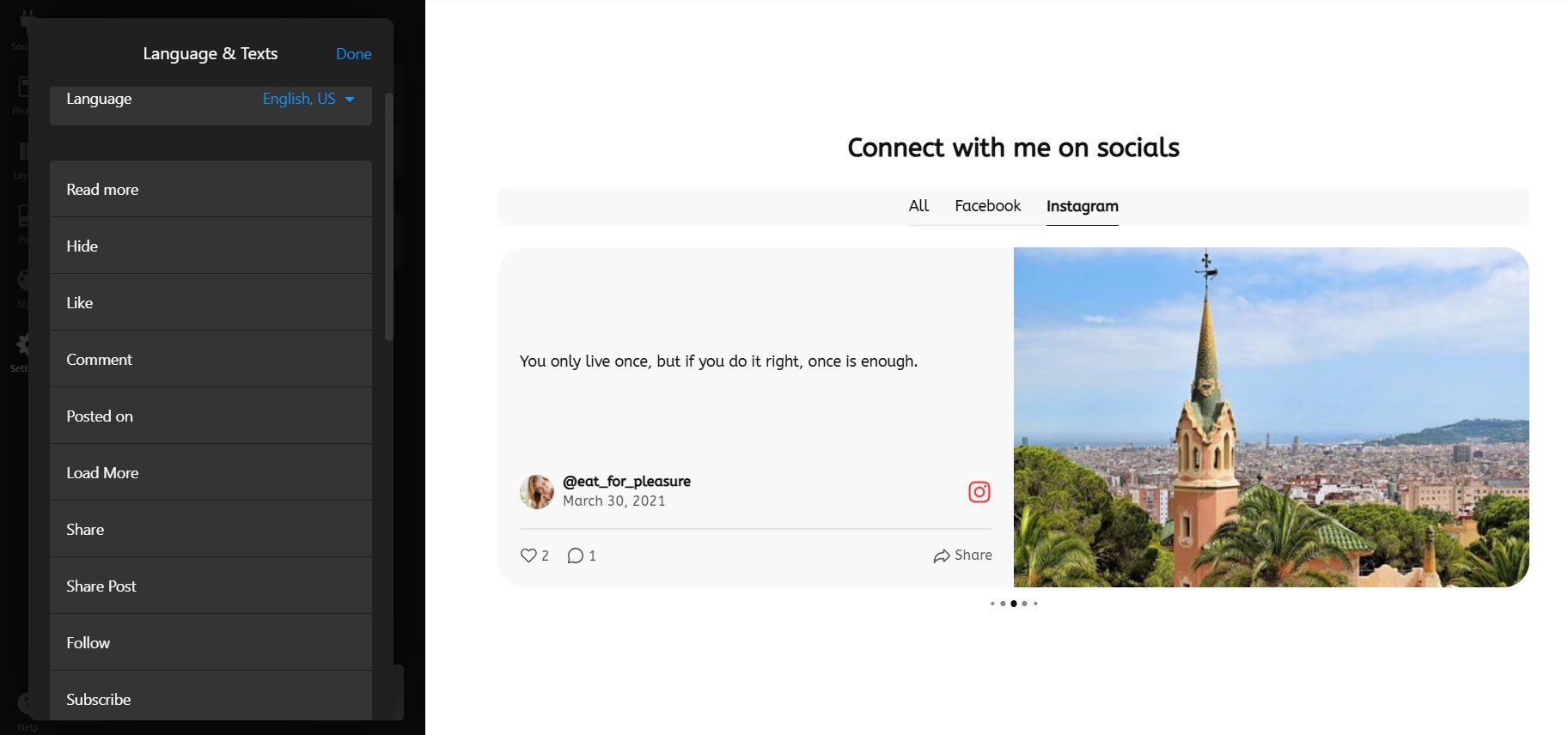 Fine-tune advanced settings