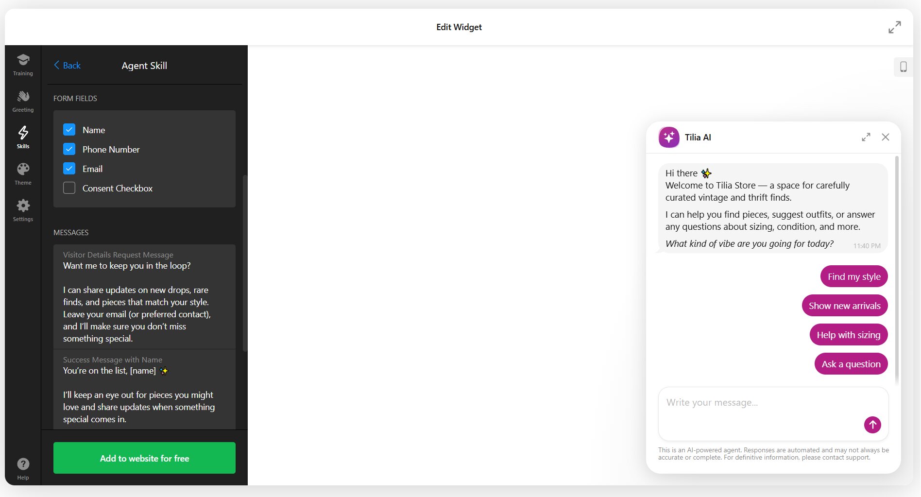 Configure Contact Collection and Notifications