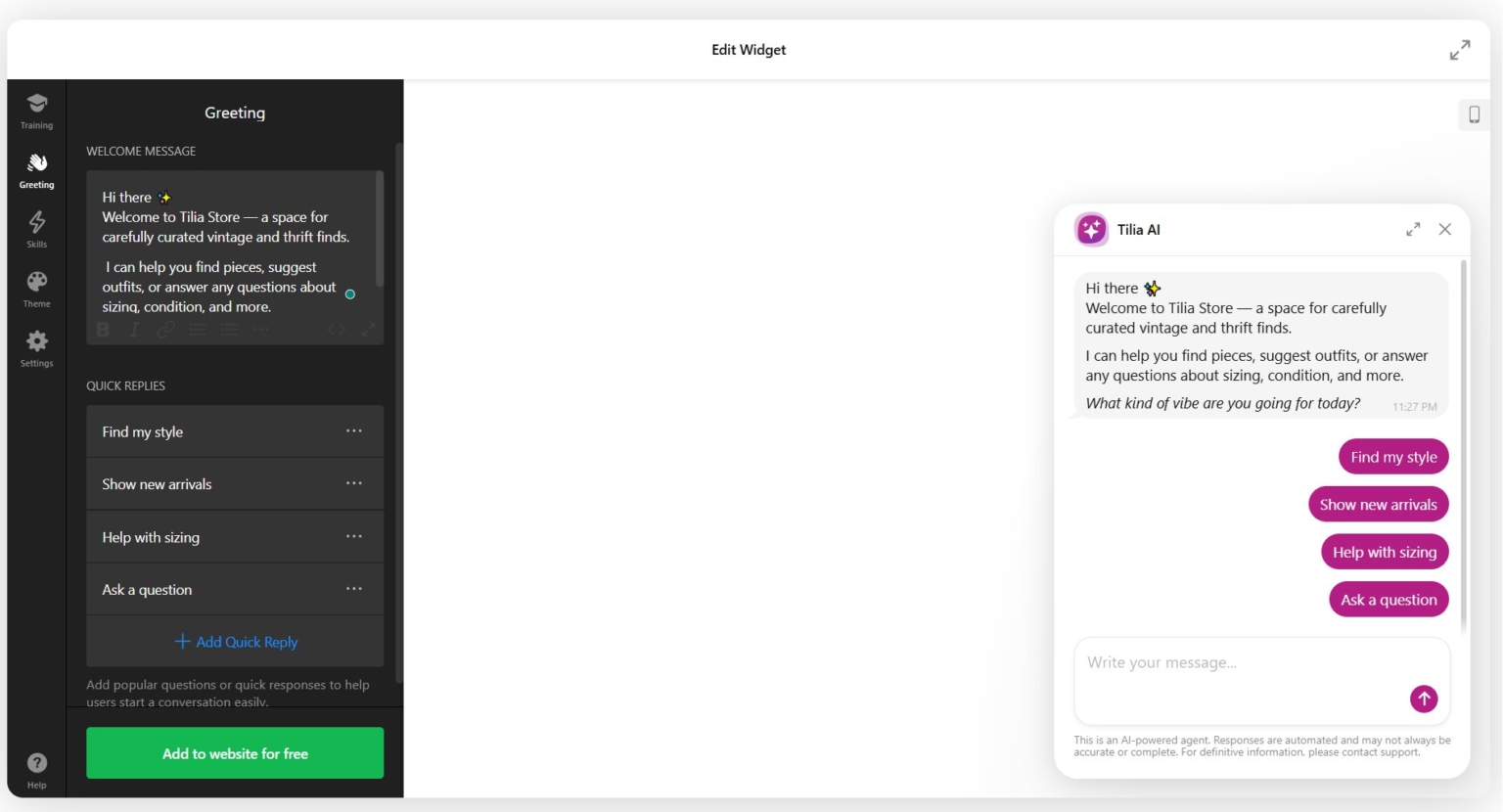 How to Create an AI Chatbot for a Website without Coding