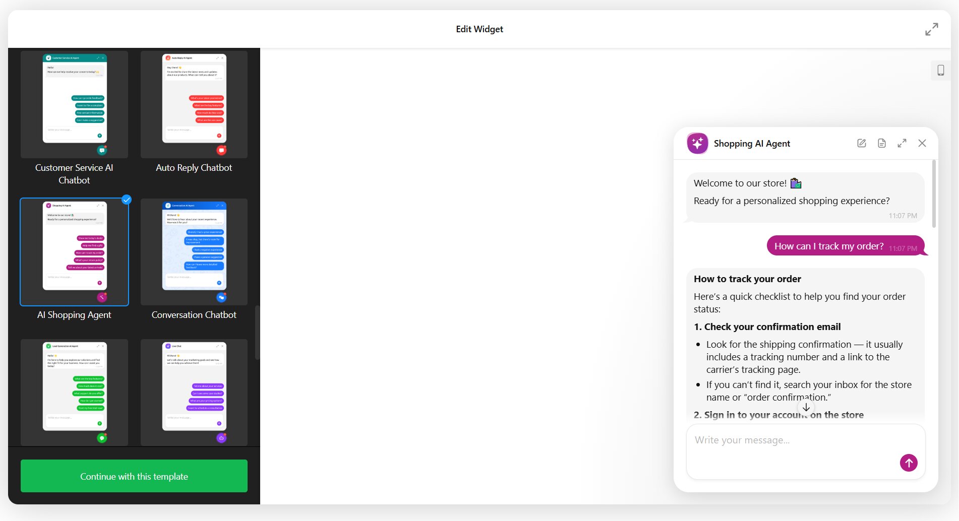 Shopping AI Assistant