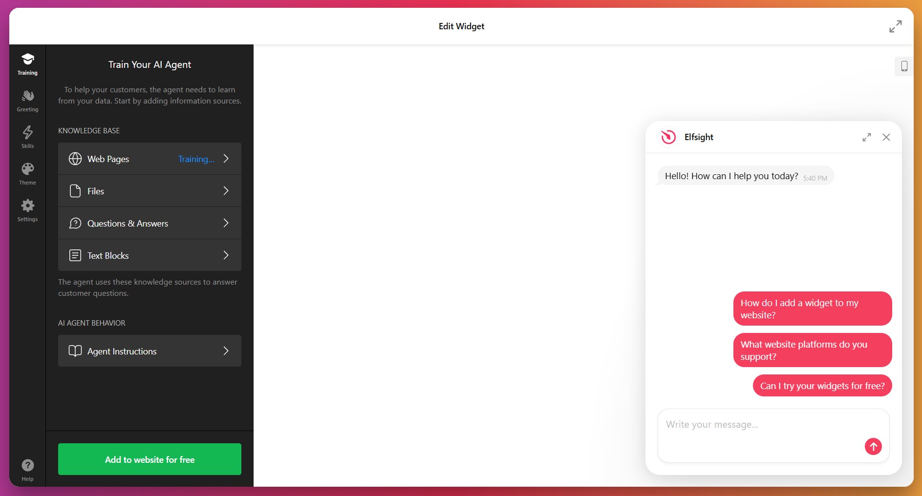 Update Your Knowledge Base