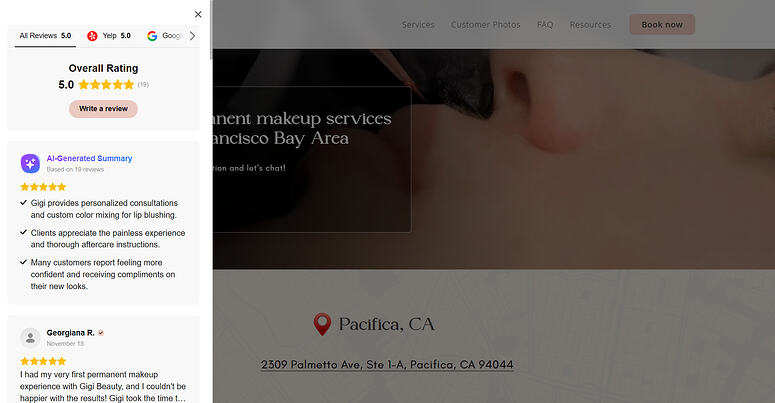 All-in-One Reviews Use Case: Beauty Industry