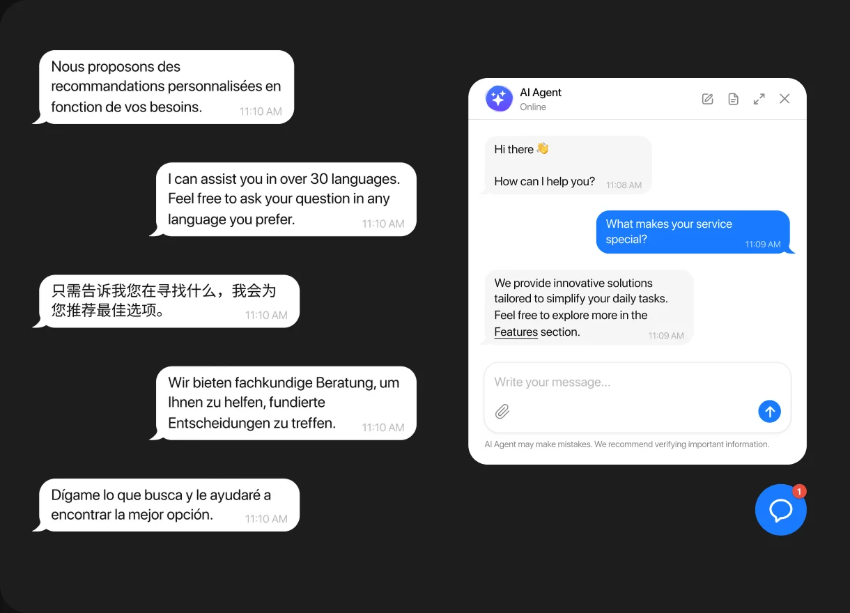Provide instant and high-quality responses anytime