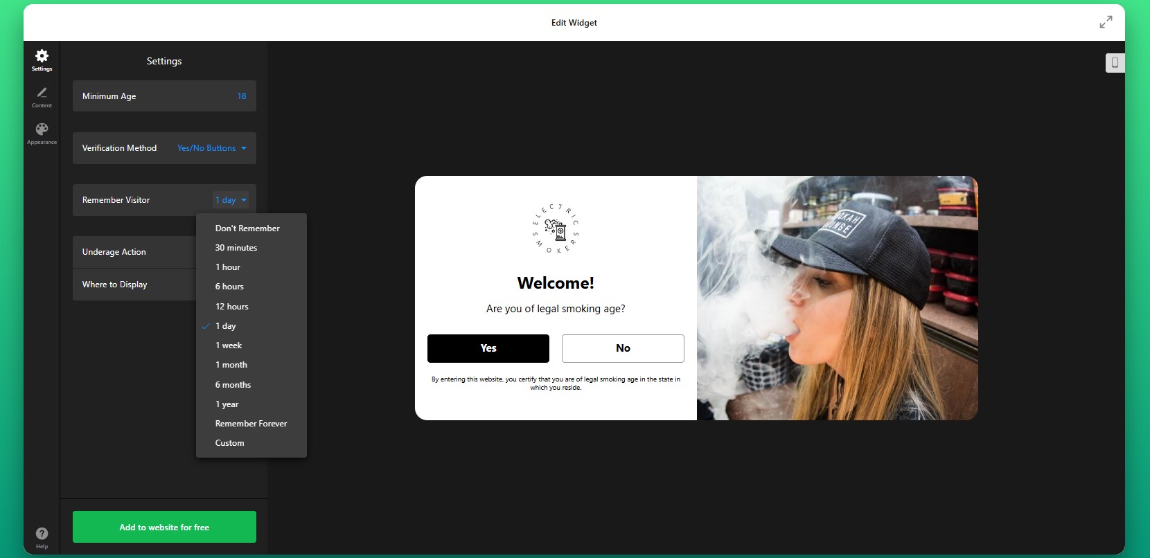 How to add Age Verification to Shopify: adjust cookies