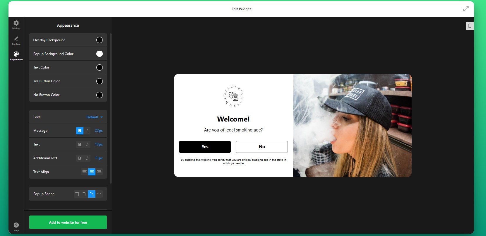 How to add Age Verification to Shopify: design