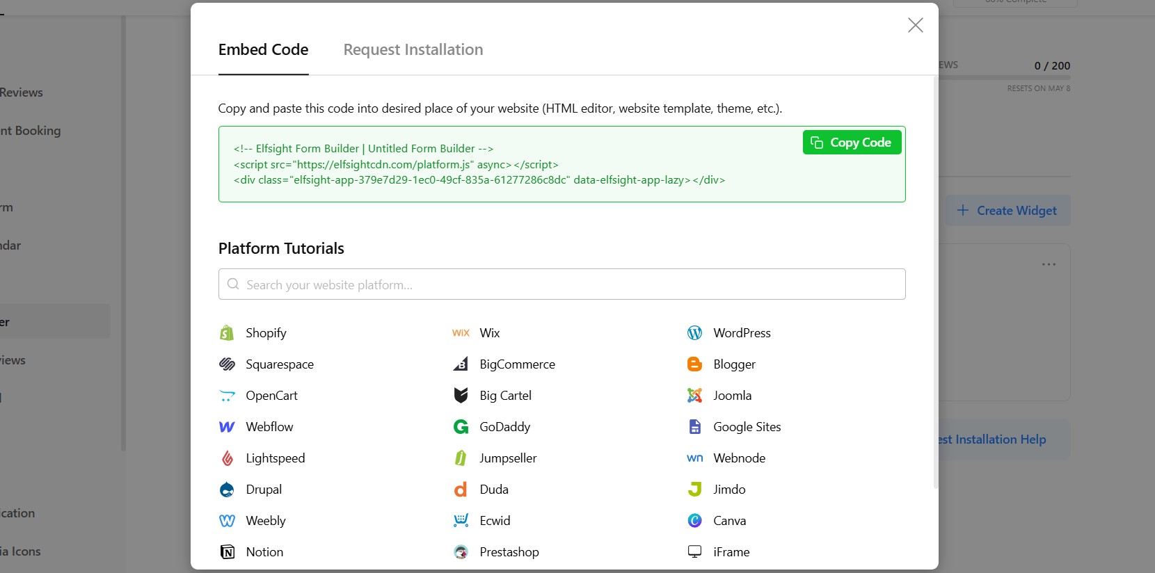 How to add a form to Shopify: installation code