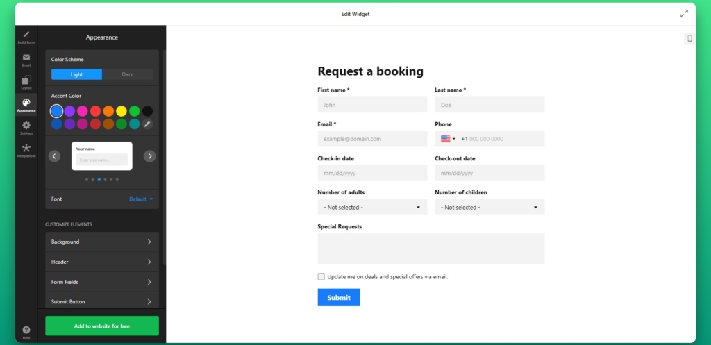 How to add a form to Shopify: design